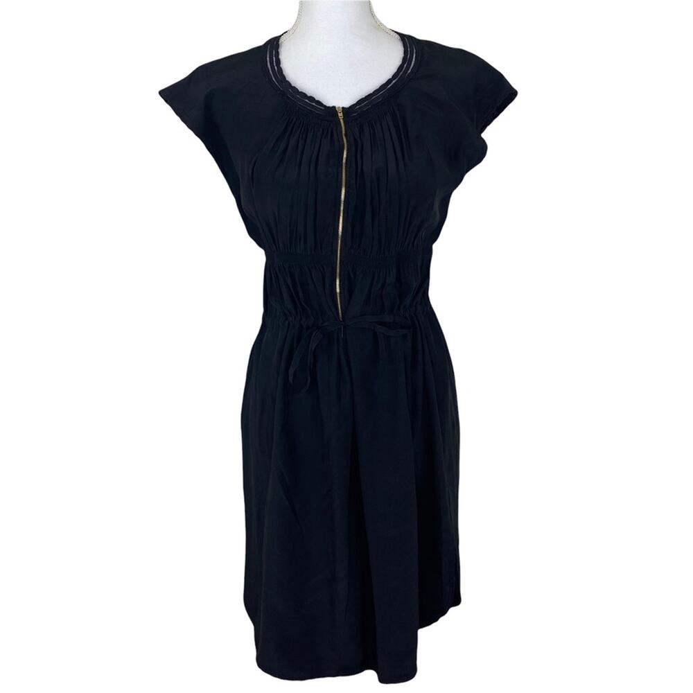 Isabel Marant Etoile Women's Short Sleeve Dress Black Size S (1) 100% Silk